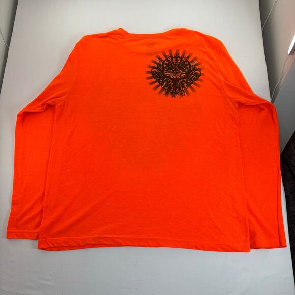 Vintage y2k Bone Collector Men Large Skull Goth Grunge Hunting Long Sleeve Shirt - Picture 4 of 8